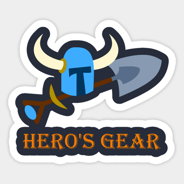 Hero's Gear Sticker by WonderEggplant